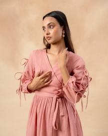 Petal Belted Dress