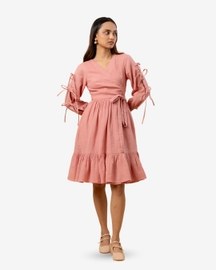 Petal Belted Dress