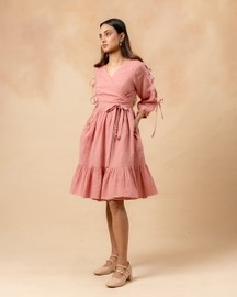 Petal Belted Dress