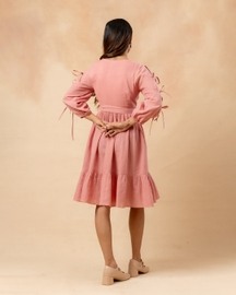 Petal Belted Dress