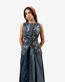 Ida Upcycled Denim Waistcoat