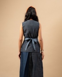 Ida Upcycled Denim Waistcoat