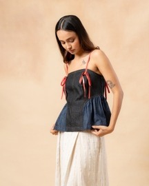 Sunhat Spell Denim Top