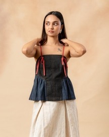 Sunhat Spell Denim Top