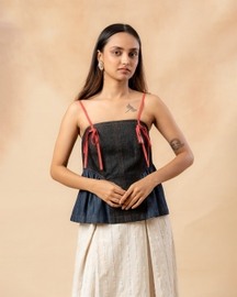 Sunhat Spell Denim Top