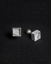 Elements- Micro Concrete Cufflinks #3