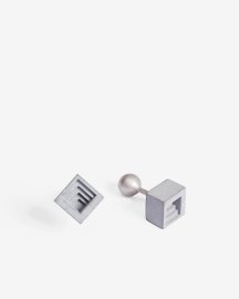 Elements- Micro Concrete Cufflinks #4
