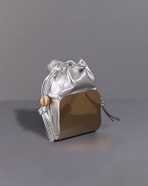 Moulded Potli - Silver