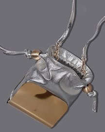 Moulded Potli - Silver