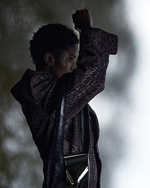 Metal Flap Bag - Black