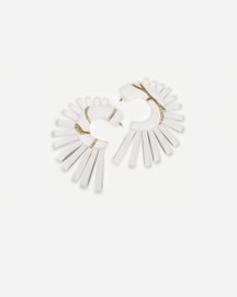Marina Hoops In Ivory