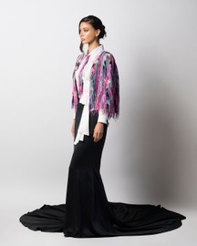 Bead Fringe Cape