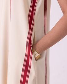 Eileen Striped Midi Dress