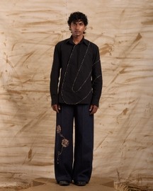 Evergreen Shirt Checks Black