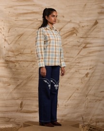 Taalam Roses Embroidered Shirt