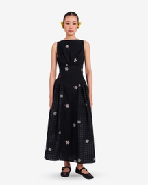 Leap Jamdani Panel Dress