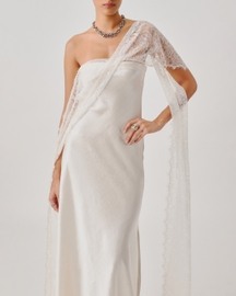 White Peony Lace Gown