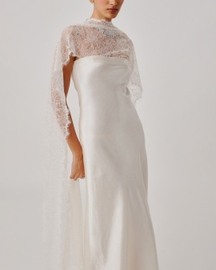 White Peony Lace Gown