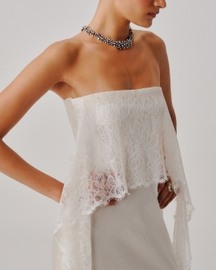 White Peony Lace Gown