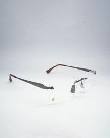 Yang Gun Metal With Demi Tips Spectacles