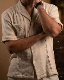 Grainline Shirt in Loom Slub Cotton