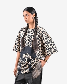 The Girl With The Braids T-Shirt - Leopard