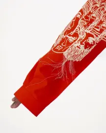 Handcrafted Diversity Stream Shirt (Red)