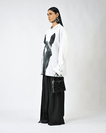 Horse Printed Cotton Shirt