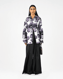 Three Way Tongue-printed Shirt