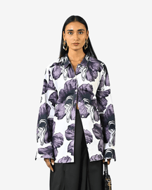 Three Way Tongue-printed Shirt