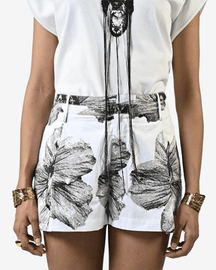 Pleated Shorts Skirt Hybrid