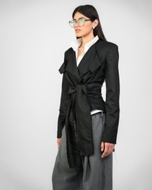 Cropped Deconstructed Blazer