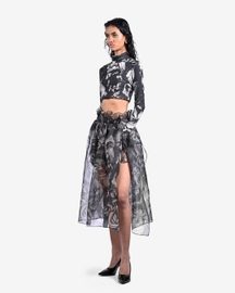 Dead Bouquet Organza Skirt