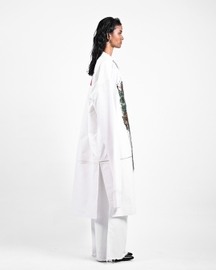 Vegetation Printed Longline Shirt Dress