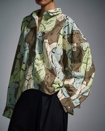 Figure Studies Shirt - Greige Green