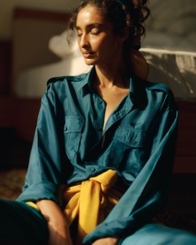 Lina Ombre Silk Sarong Set