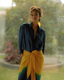 Lina Ombre Silk Sarong Set