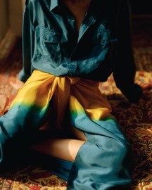 Lina Ombre Silk Sarong Set