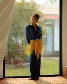 Lina Ombre Silk Sarong Set