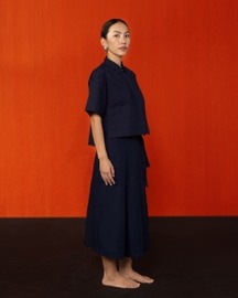 Padma Box Pleated Skirt