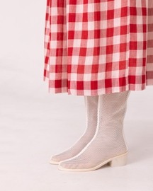 June Checkered Handwoven Skirt