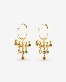 Navrattan Chandelier Earrings