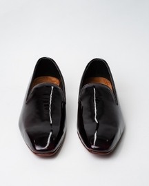 Evening Slip-ons With an Almond Toe,easy to Slide in Shoes