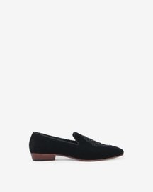 Evening Tassel Raven Black Tuxedo With Hand Embroidered Beeds