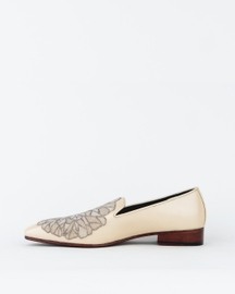 Evening Tassel Beige Tuxedo With Hand Embroidered Beeds