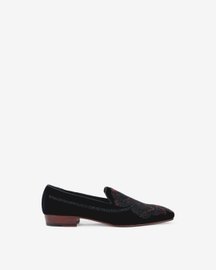 Evening Tassel Raven Black Tuxedo With Hand Embroidered Beeds