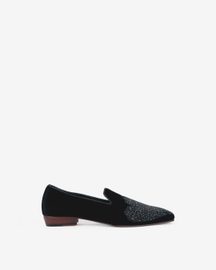 Evening Tassel Raven Black Tuxedo With Hand Embroidered Beeds