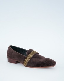 Ash Brown With Gold Stripe Embriodery Tuxedo