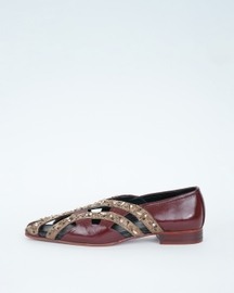 Classic Brown Dusk Embellish Cut Jutti