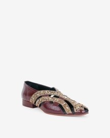 Classic Brown Dusk Embellish Cut Jutti